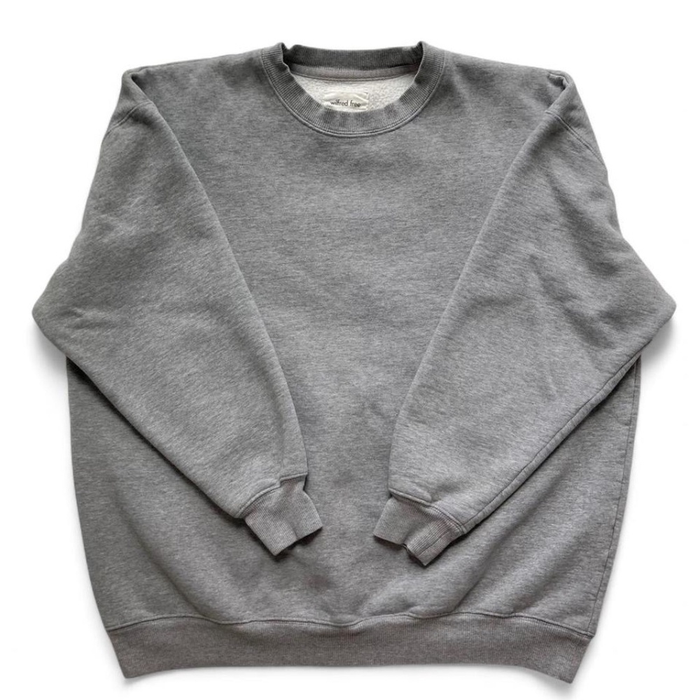 Wilfred Free Organic Cotton Sweatshirt Heather Athletic Grey
